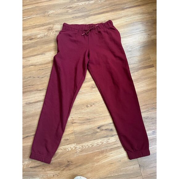 Ideology Womens Small Red Jogger Pull On Sweat Pants Elastic Waist - Picture 1 of 3